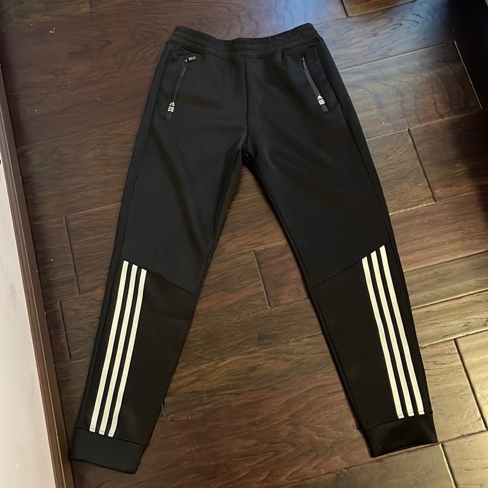 Black Addidas Joggers, size M